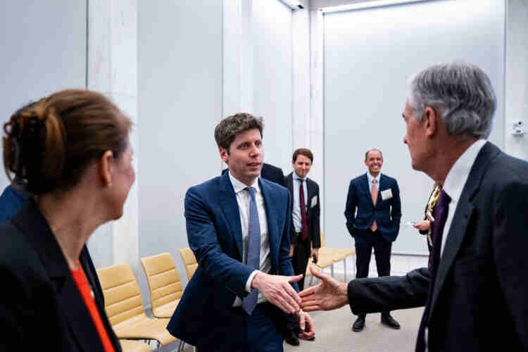 Open AI CEO Sam Altman addressing AI job disruption and speaking at Federal Reserve on AI Impact.
